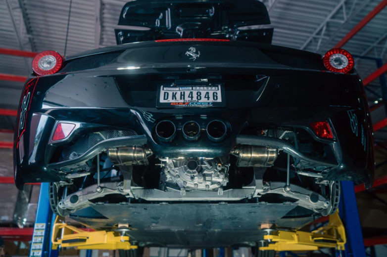 Valvetronic Designs Titanium Valved Catback Exhaust For 10-15 Ferrari 458 Italia