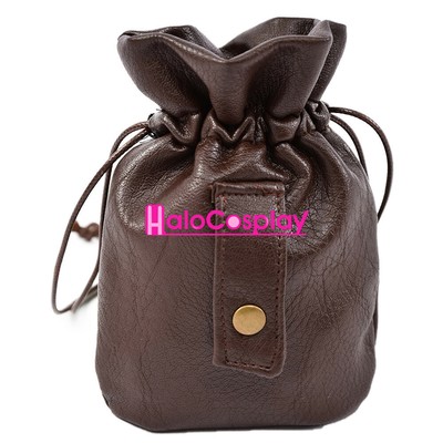 leather drawstring pouch