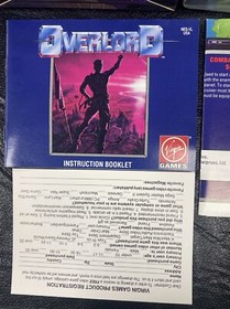 Overlord (Nintendo NES, 1992) Complete CIB. Rare Nintendo Mint Shape