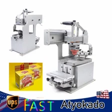 Manual Pad Printing Machine Label Logo Square Plate Pad Printer Tool DIY Machine