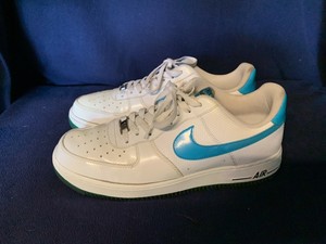 air force 1 white and blue mens