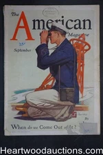 American Sep 1930 Great Depression, Will Rogers, Fiction, Vintage Ads