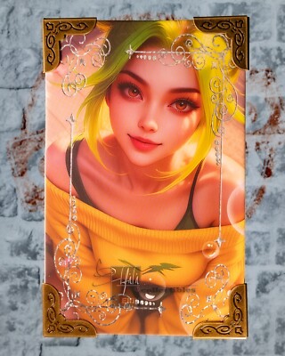Jolyne Cujoh Waifu Bronze Framed Rose Island ACG Goddess Premium Oversized Card