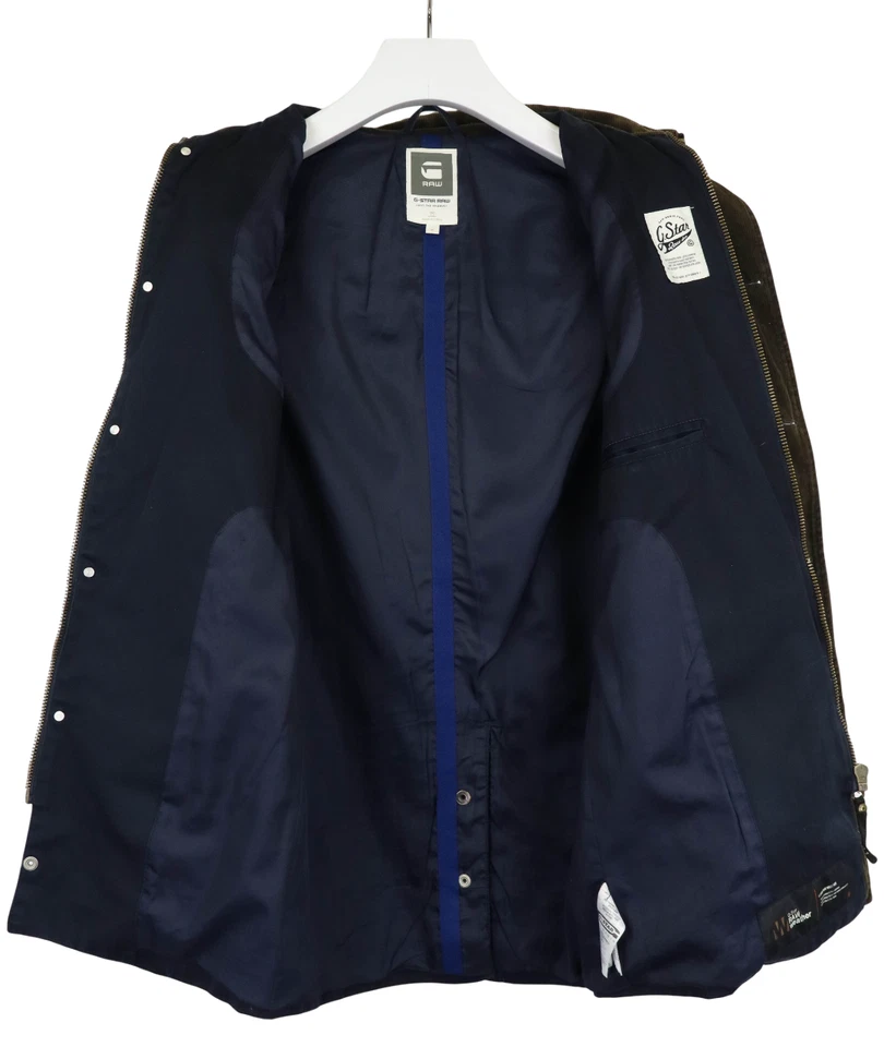 G-STAR Weather Doonray Trench Jacket Men's SMALL Double Closure Pockets - Image 4 of 4