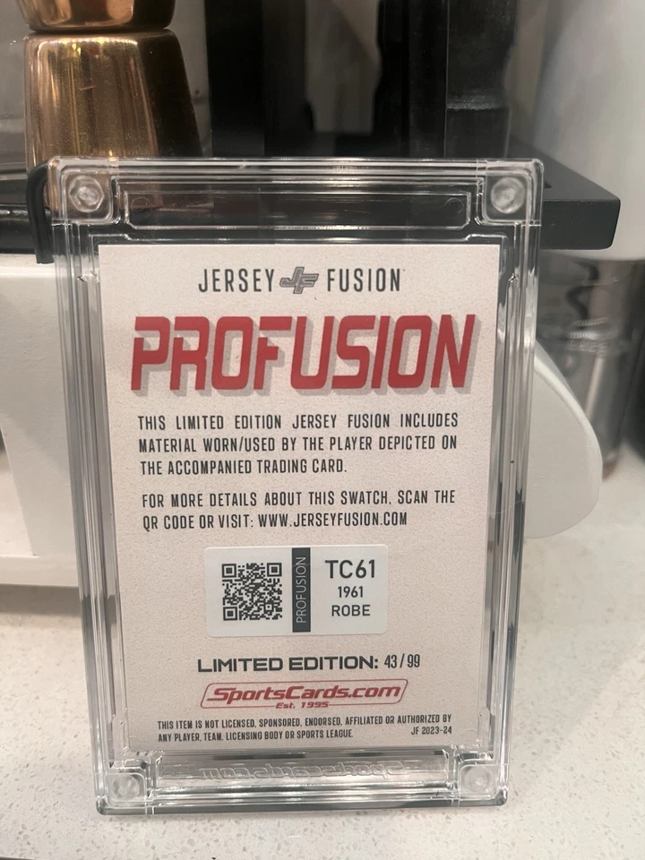 Tarjeta de bata final de estancia hospitalaria de fusión de camiseta Ty Cobb del Salón de la Fama RARA Foto 2 de 4