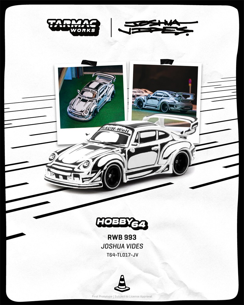 Tarmac Works 1:64 RWB993/Supra/VERTEX Silvia Designed by JOSHUA