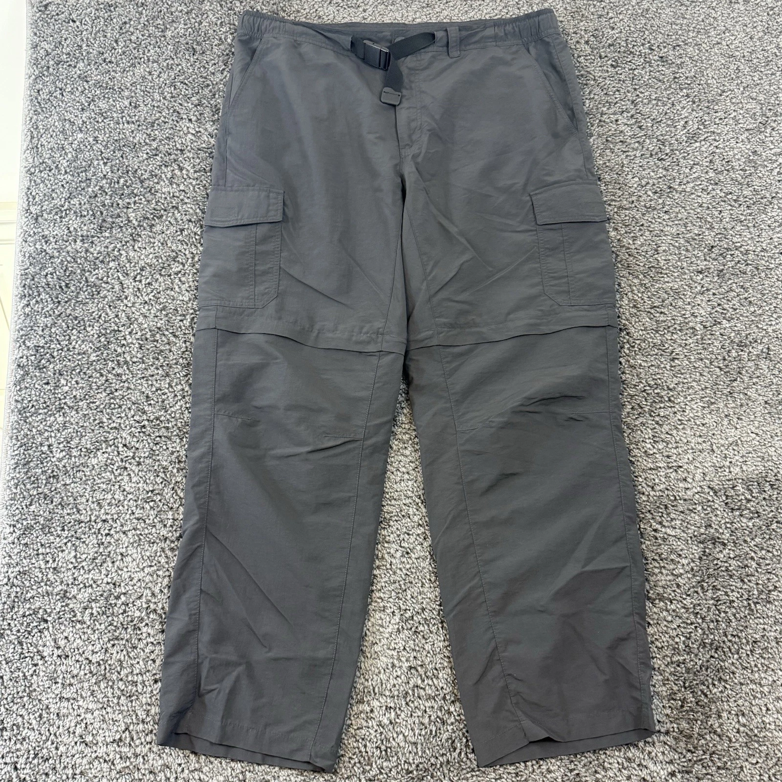 Eddie Bauer Travex Pants Men XLx32 Grey Convertible Belted Hiking Cargo Gorpcore
Opens in a new wind