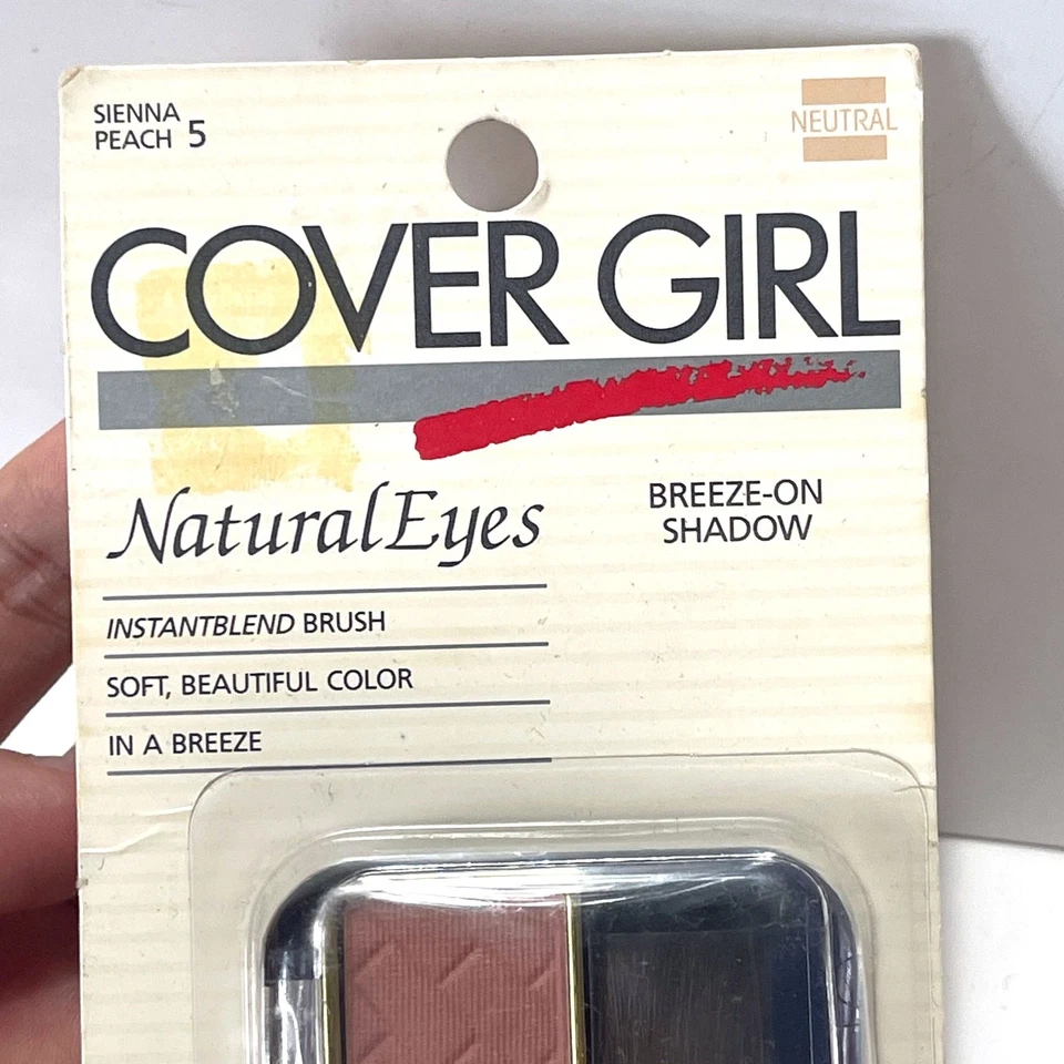 COVERGIRL NWT VTG Natural Eyes Breeze On Shadow Sienna Peach 5 - Image 3 of 4