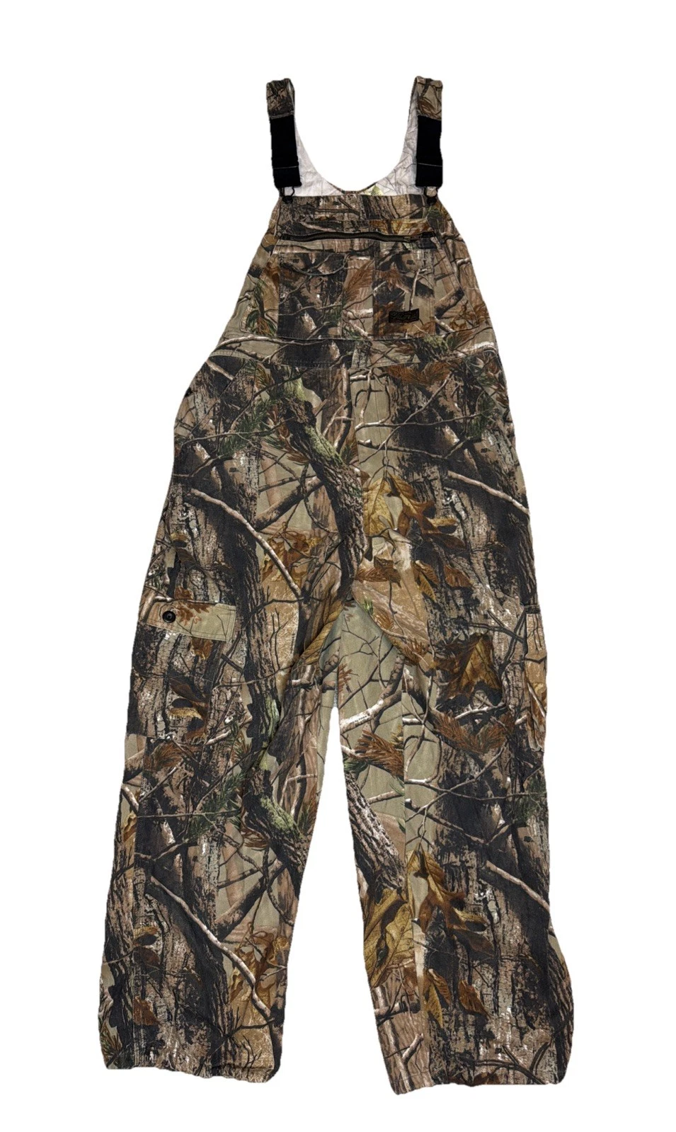 Liberty Mens 42R Camo RealTree Bib Overalls Hunting Workwear Outdoor Gear VTG