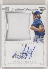 2015 Panini National Treasures Rookie Silhouette 25/99 Daniel Norris Auto no9