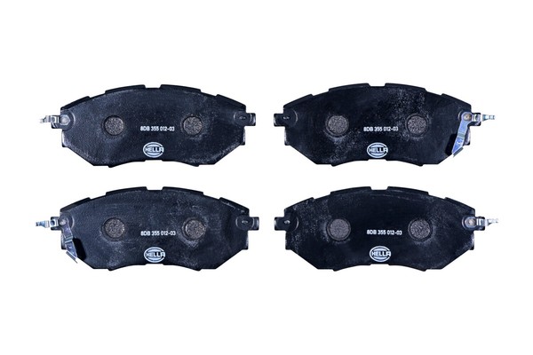 Vorderachse Hella 8DB 355 012-031 Bremsbelagsatz, Scheibenbremse FüR Subaru-image