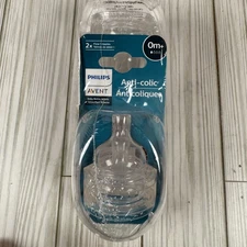 Philips Avent Anti-Colic Baby Bottle 2 MEDIUM FLOW Nipple 3m+ Level 3 Qty 4 Pack
