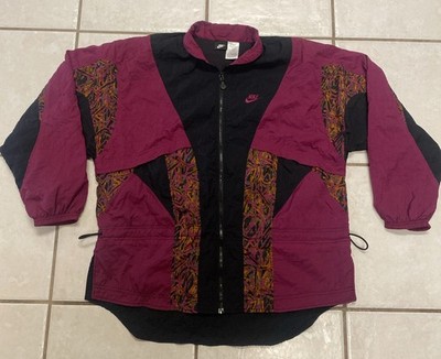 VTG Nike Jacket Size LARGE Baggy Abstract Hip Hop Track Wind 90s 80s