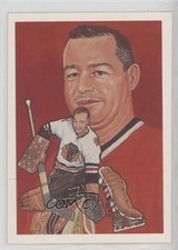 1987 Cartophilium Hockey Hall of Fame Glenn Hall #114 HOF 0f8