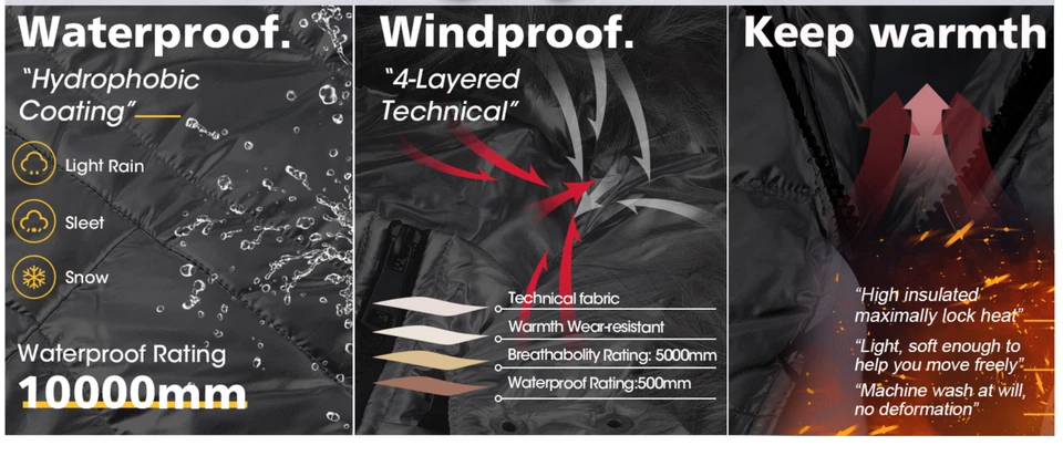 Traje de nieve turquesa para mujer Traje de esquí aislado de una pieza, snowboard – Talla XL Foto 4 de 4