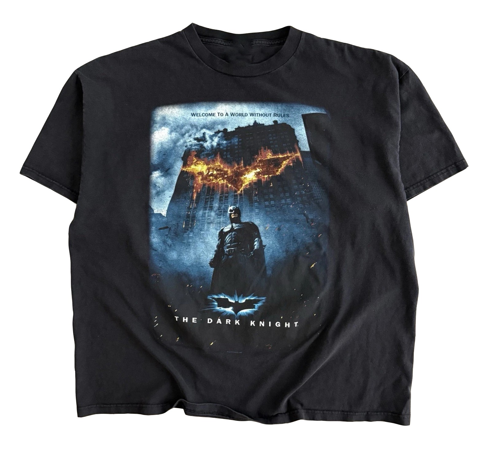 NEW 2008 The Dark Knight Batman T-Shirt Size S-5XL Movie Promo Reprint
