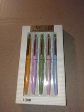 Modern Expressions Set Of 5 Pens Black Ink Each Pen Has A Different Saying New