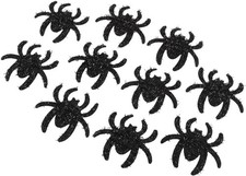 Spinnen-Aufn&auml;her f&uuml;r Bastelarbeiten, 30er Pack, Schwarz, Vliesstoff, Iron-on