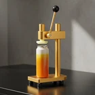 Manual Bottle Can Sealer Lid Presser Effortless Height Adjustable Cup Sealing