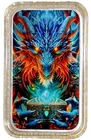 Gem Keeper 1 Oz .999 Colorized Silver Art Bar By Hayleybug Mint ONLY 200 Mintage