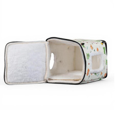 Plush bird bed, warm winter shelter