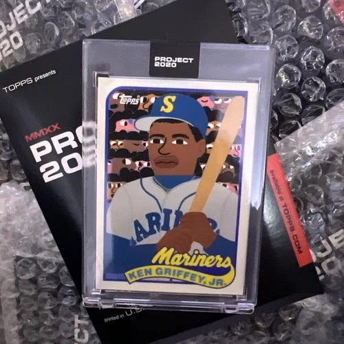 2020 TOPPS MMXX PROJECT 2020 KEN GRIFFEY JR #88 KEITH SHORE ENCASED CARD NM-MT _