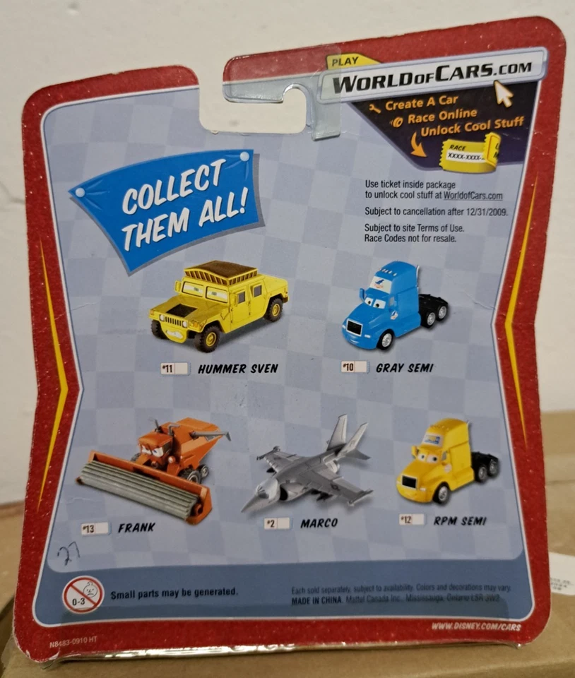 CARS - HUMMER SVEN - Mattel Disney Pixar - Immagine 2 di 2