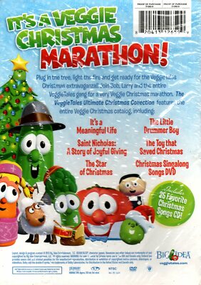 VeggieTales: The Ultimate Christmas Collection (DVD + CD) NEW
