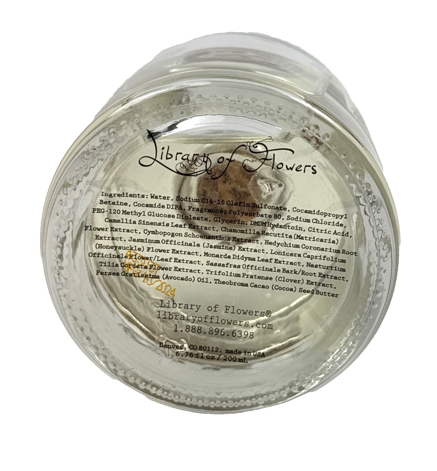 Margot Elena Library of Flowers Bubble Bath Forget Me Not 502ml / 17oz