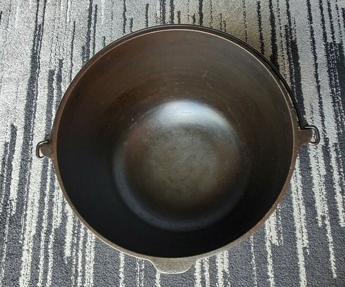 PRE-Griswold "Erie" BLOCK Letters 1800s Cast Iron # 5 Kettle 787 Pat Mar 10 1891 - Picture 8 of 12