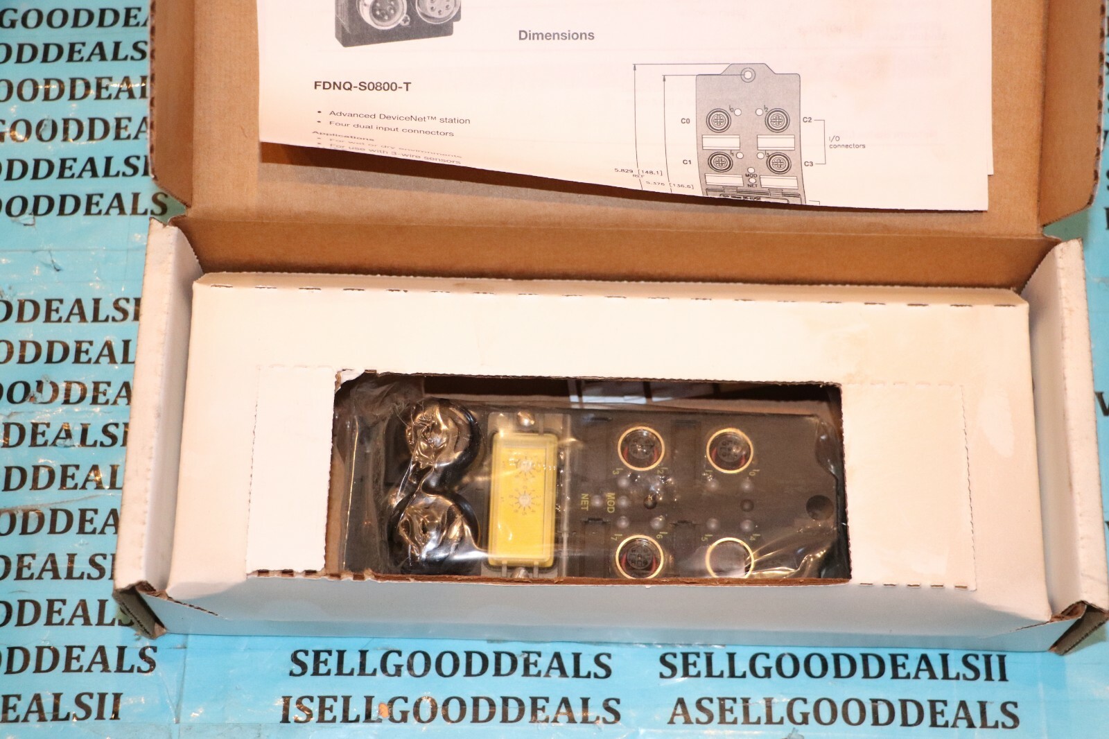 Turck FDNQ-S0800-T I/O Module F0079 New