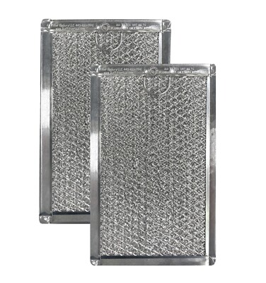 Compatible With LG 2B72705C Aluminum Grease Mesh Microwave Oven Filters 2-Pack