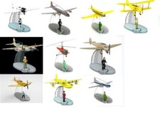 Tim & Struppi Flugzeuge Diorama  Auswahl  