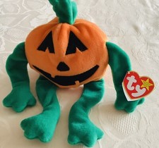 Ty Beanie Baby Original Pumkin Halloween K&uuml;rbis