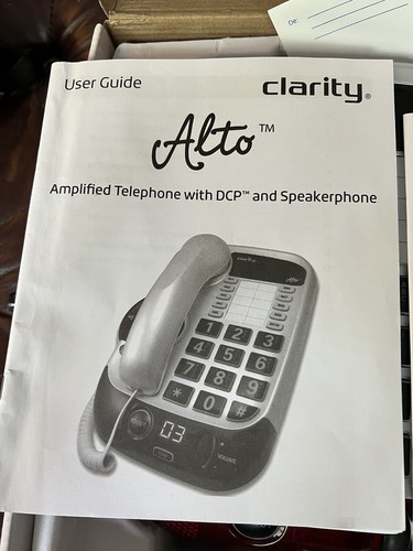 Discounted Clarity Alto Plus Big Button Amplified Telephone for Hearing Impaired - Zdjęcie 8 z 10
