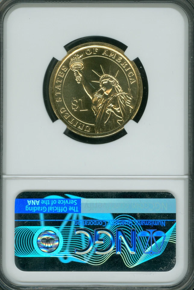 2016 D RONALD REAGAN DOLLAR PRES NGC MS68 PL MAC DMPL FINEST & SPOTLESS POP-6 . - Image 2 of 2