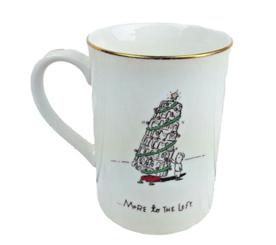 Merry Masterpieces...MORE TO THE LEFT 1st Edition Christmas Mug