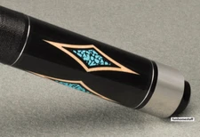 MCDERMOTT STAR S17 TWO PIECE BILLIARD TABLE POOL CUE STICK w/ IRISH LINEN WRAP