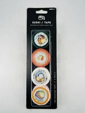 Sushi Tape Decorative Paper Washi Tape 4 rolls x 10M Length per Roll
