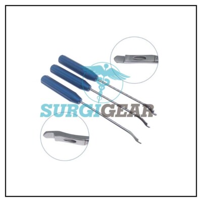 Femoral Offset Guider for ACL/PCL   3-Piece Orthopedic Arthroscopy Tool Kit