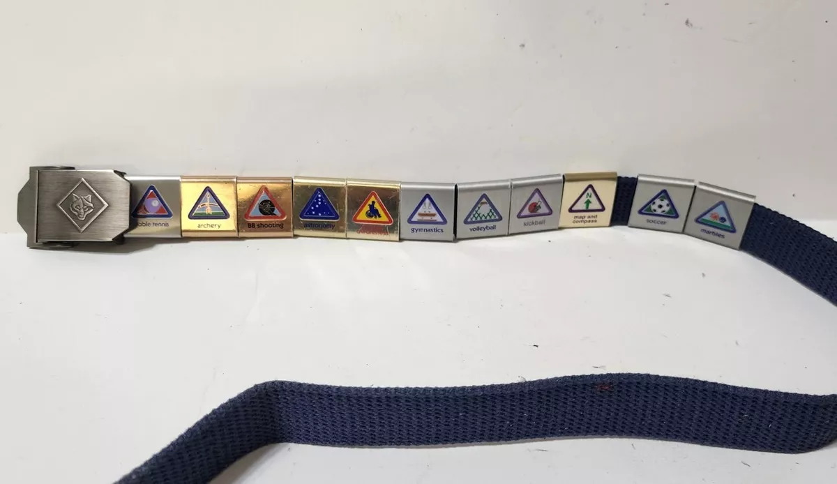Webelos belt top