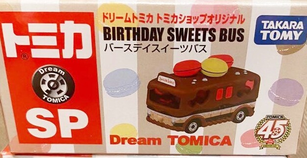 Takara Tomy Dream SP Tomica Birthday Sweets Bus 45th Anniversary