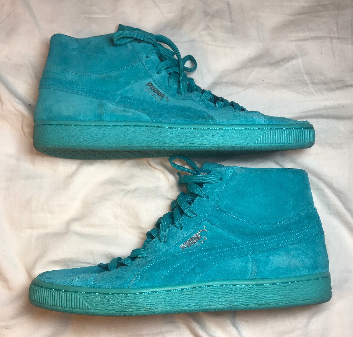 puma suede bluebird