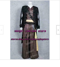 Costume Pirati dei Caraibi Cosplay Barbossa Halloween Set Completo Outfit