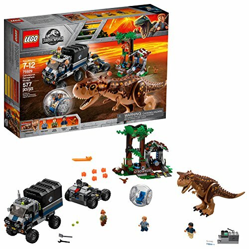 LEGO Jurassic World Carnotaurus Gyrosphere Escape 75929 Building