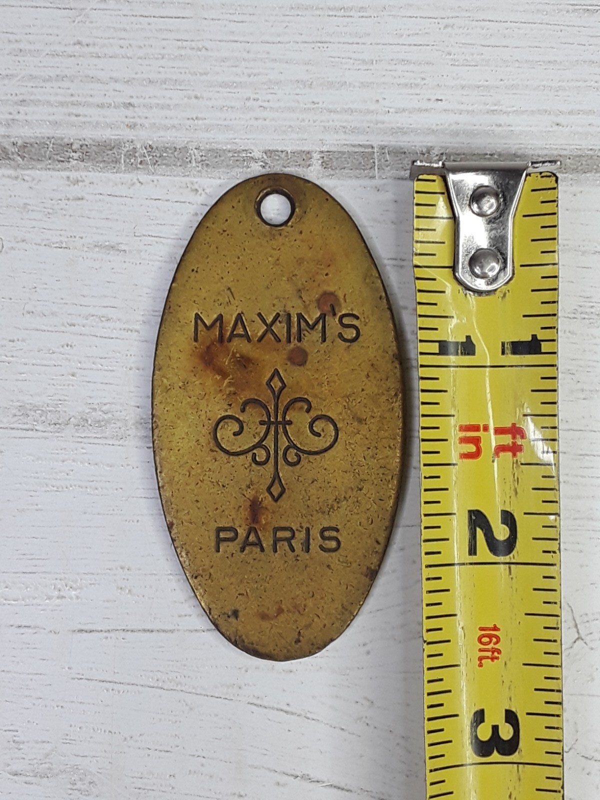 Vtg Famous Maxim's Paris Restaurant Brass Key Fob Eugene Cornuché | eBay