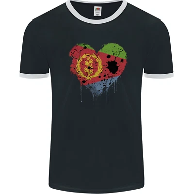 Love Eritrean Flag Eritrea Flag Day Football Herren Ringer Maglietta FotL - Bild 1 von 2