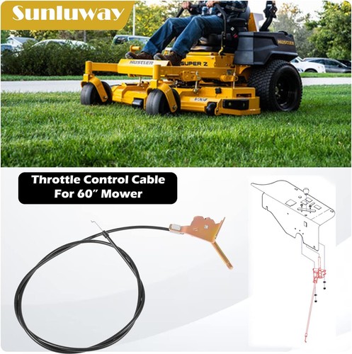 603409 Cavo Controllo Acceleratore 16670 per Hustler Tosaerba Zero giri 60" Super Z HD - Foto 4 di 10