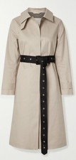 Mackintosh Beige Cotton Bonded Trench Coat Uk 8