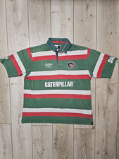 LEICESTER TIGERS 2006 RUGBY JERSEY VINTAGE ENGLAND RUGBY UNION JERSEY XL COTTON